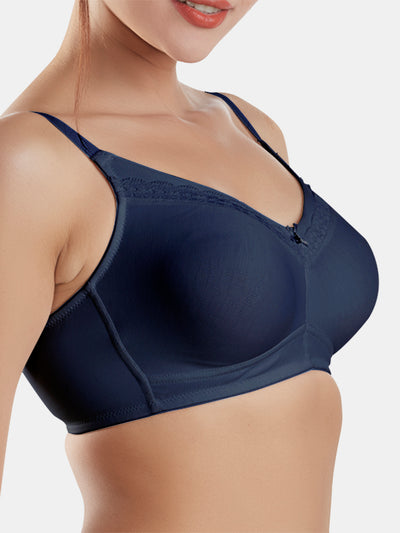 Full-Coverage-Non-Padded-Moulded-Minimizer-Bra-DB-364-NavyBlue-Close