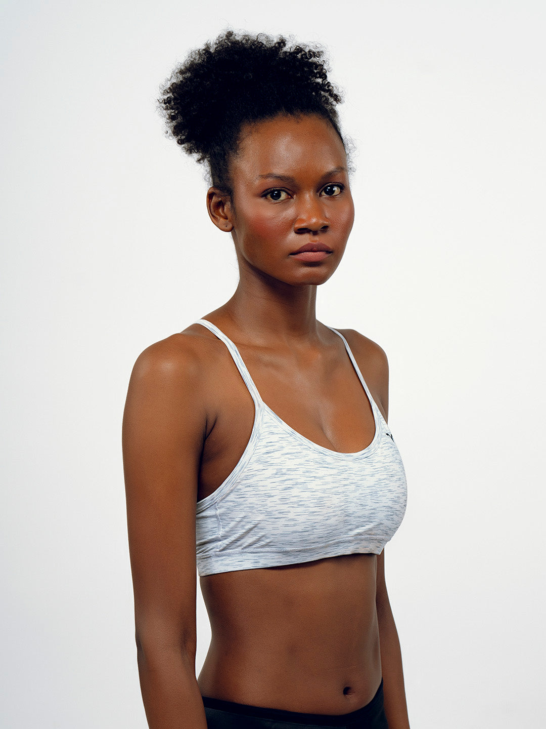 Padded-Full-Coverage-Sports-Bra-DB-045-White-Right