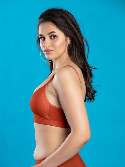 Padded-Non-Wired-Medium-Coverage-Bra-DB-514-Rust-Left

